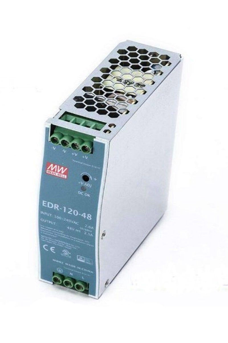 MEANWELL- EDR-120-48 48Vdc 2.5Amp DIN Rail