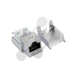 FTP Cat6a 10G Keystone Jack - Right Angle KJC6AFR