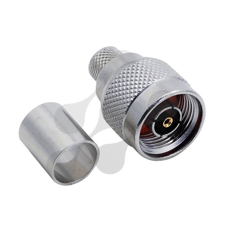 N Erkek Sıkmalı RP Konnektör - RG213 N122