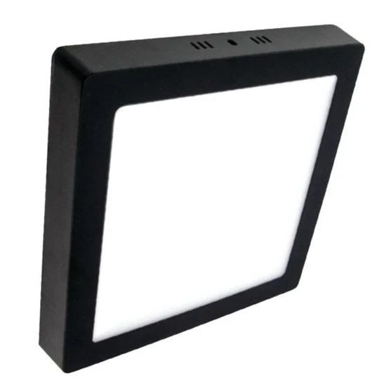 Jupiter Siyah 24W Sıva Üstü Kare Led Panel 6500K Beyaz Işık LC456 S865