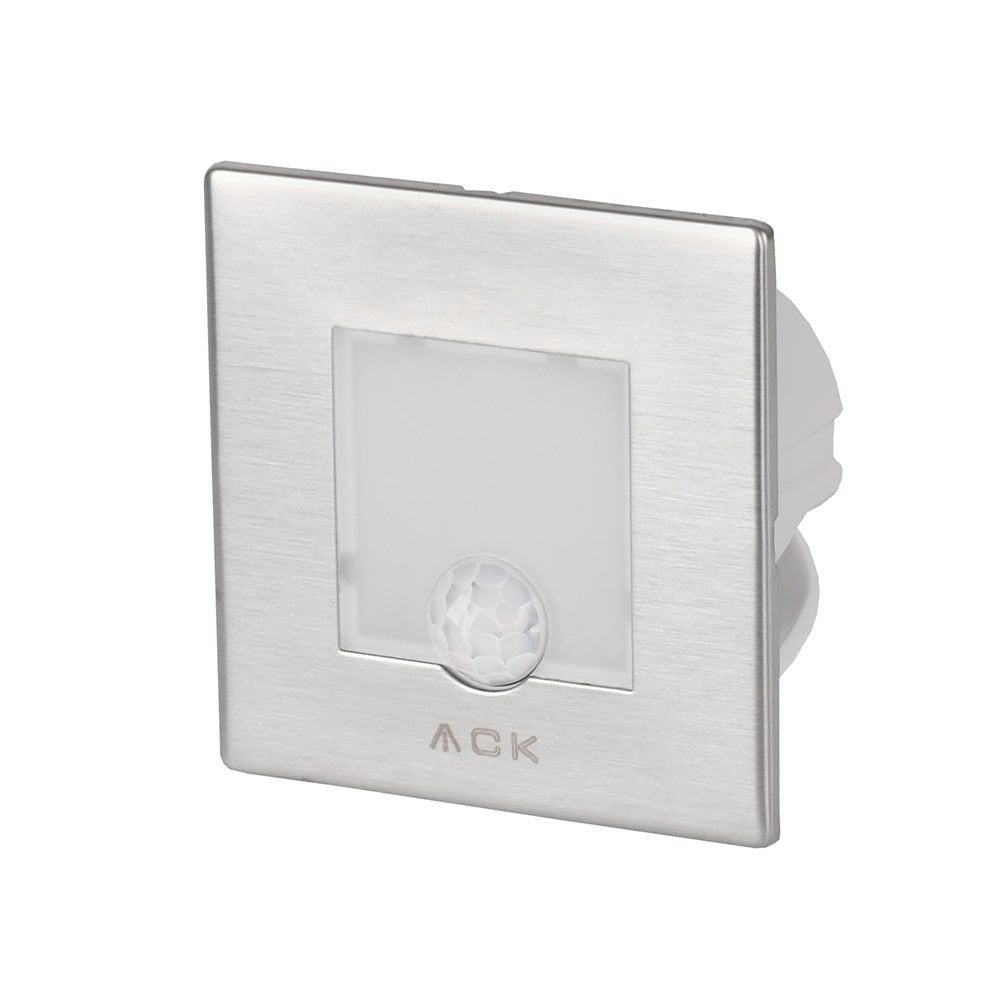 ACK Sensörlü LED 0,84W 6500K 7,75 cm x 7,75 cm x 5,3 Merdiven-Duvar Armatürü AH07-00834