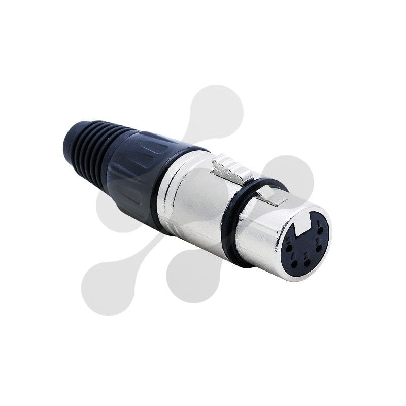 5 Pin Dişi XLR Konnektör Notrix Tip CK102