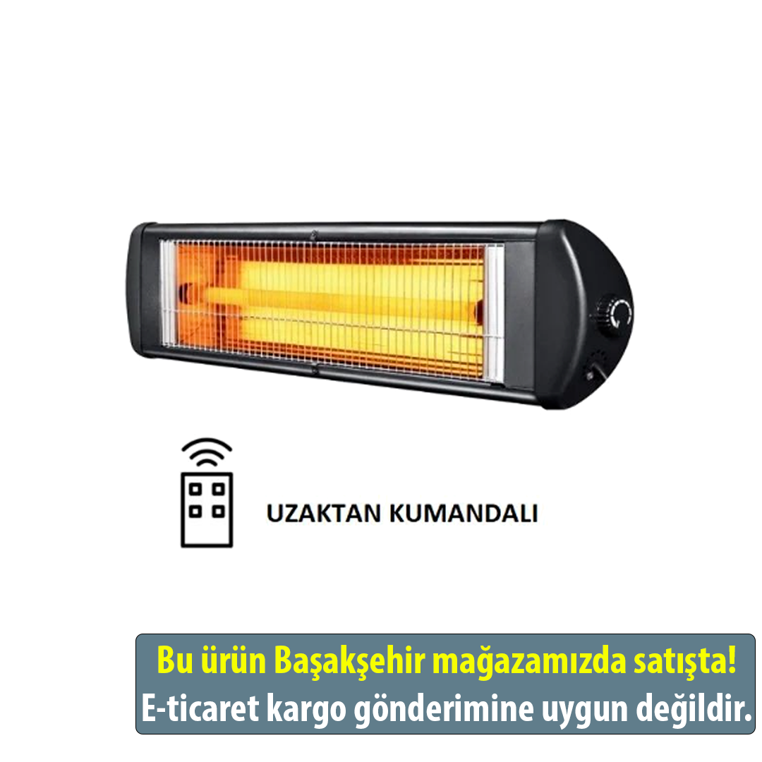 Luxell 2300W Ecoray Isıtıcı Uzaktan Kumandalı Soba EXR-23