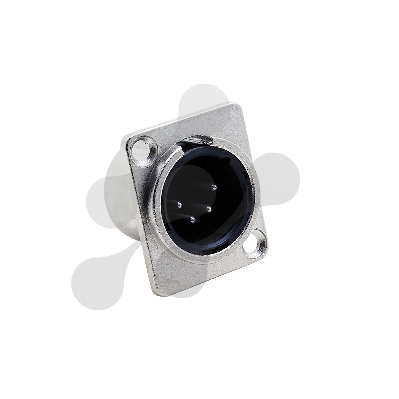 4 Pin XLR Erkek Şase Konnektör Notrix Tip CK110