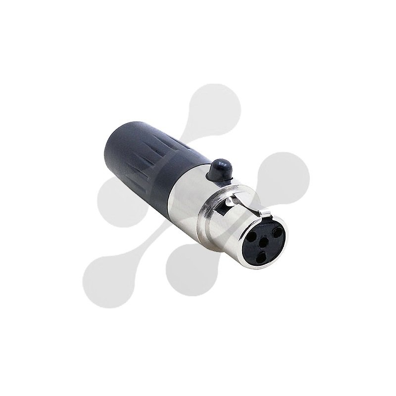 4 Pin Mini XLR Dişi Konnektör CK205