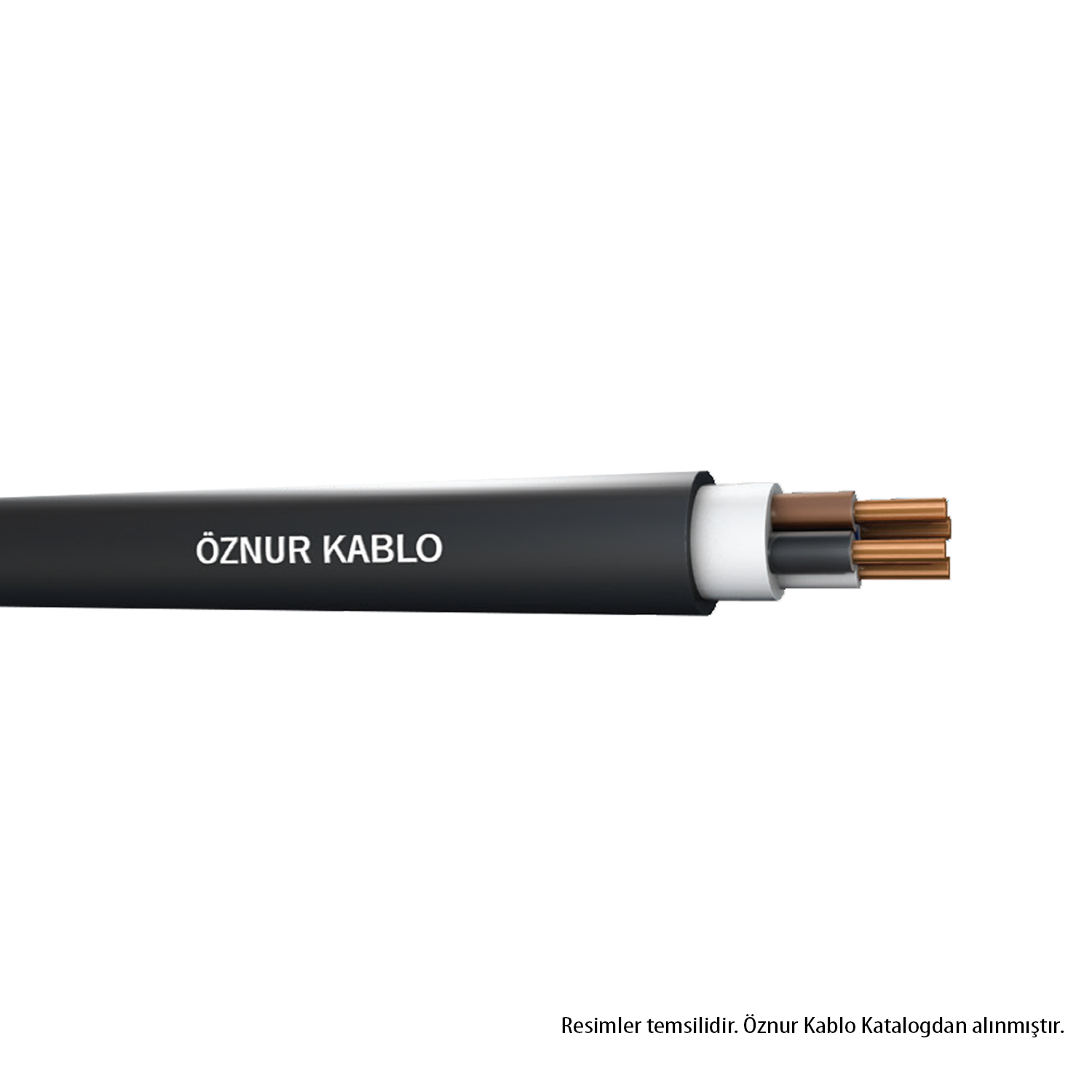Öznur 5x2,5 N2XH Halogen Free Kablo OZNURN2XH5X2,5