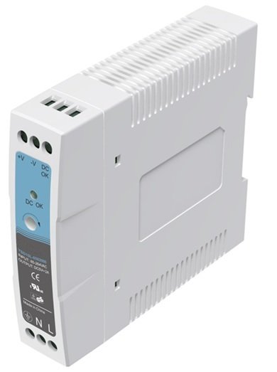 Mervesan 12V 1.7A 20W Slım Ray Montaj AC/DC (SMPS) Adaptör MT-MDR-20-12