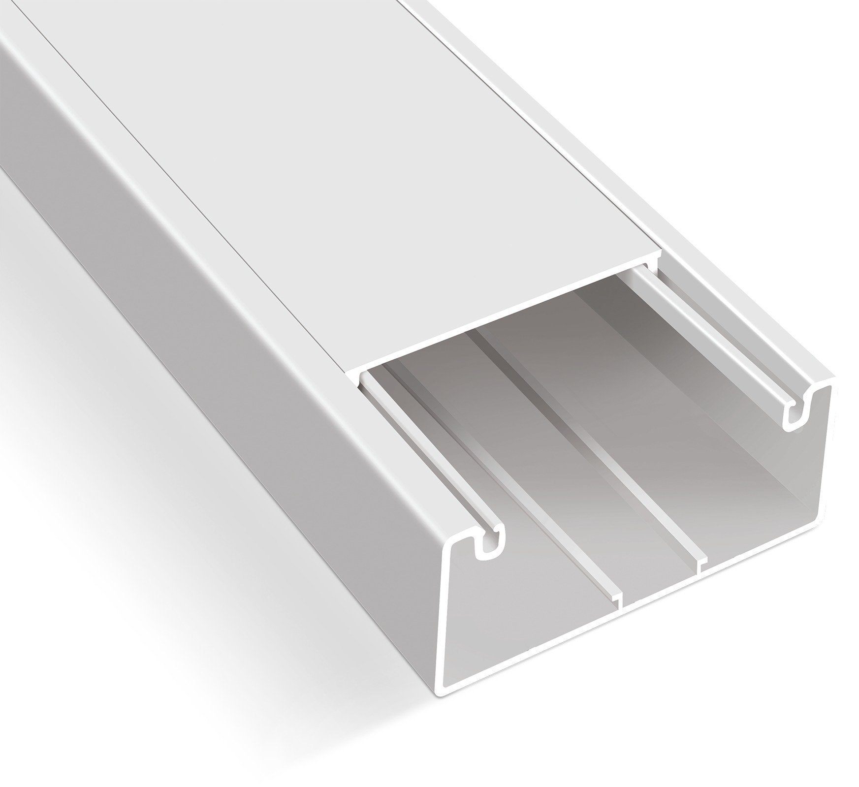 Mutlusan 120x70 mm. Kablo Kanalı Aksesuarsız İçten Kapaklı - Meksplus- 001 003 120070 20 00