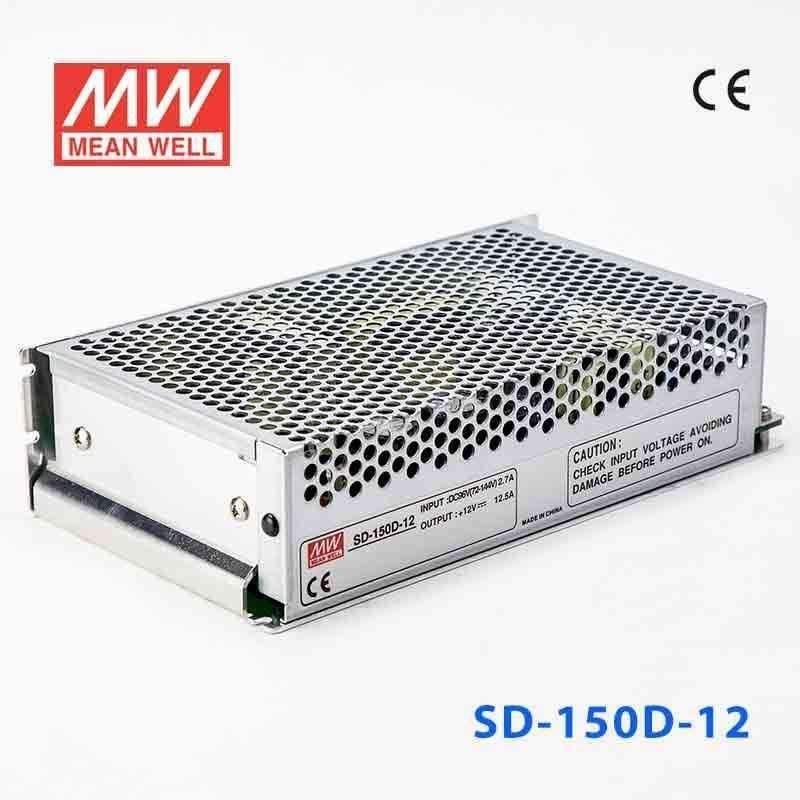 MEANWELL- SD-150D-12 72~144Vdc>12Vdc 12.5Amp Güç Kaynağı