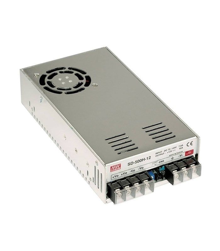 MEANWELL- SD-500H-12 72~144Vdc>12Vdc 40.0Amp Güç Kaynağı