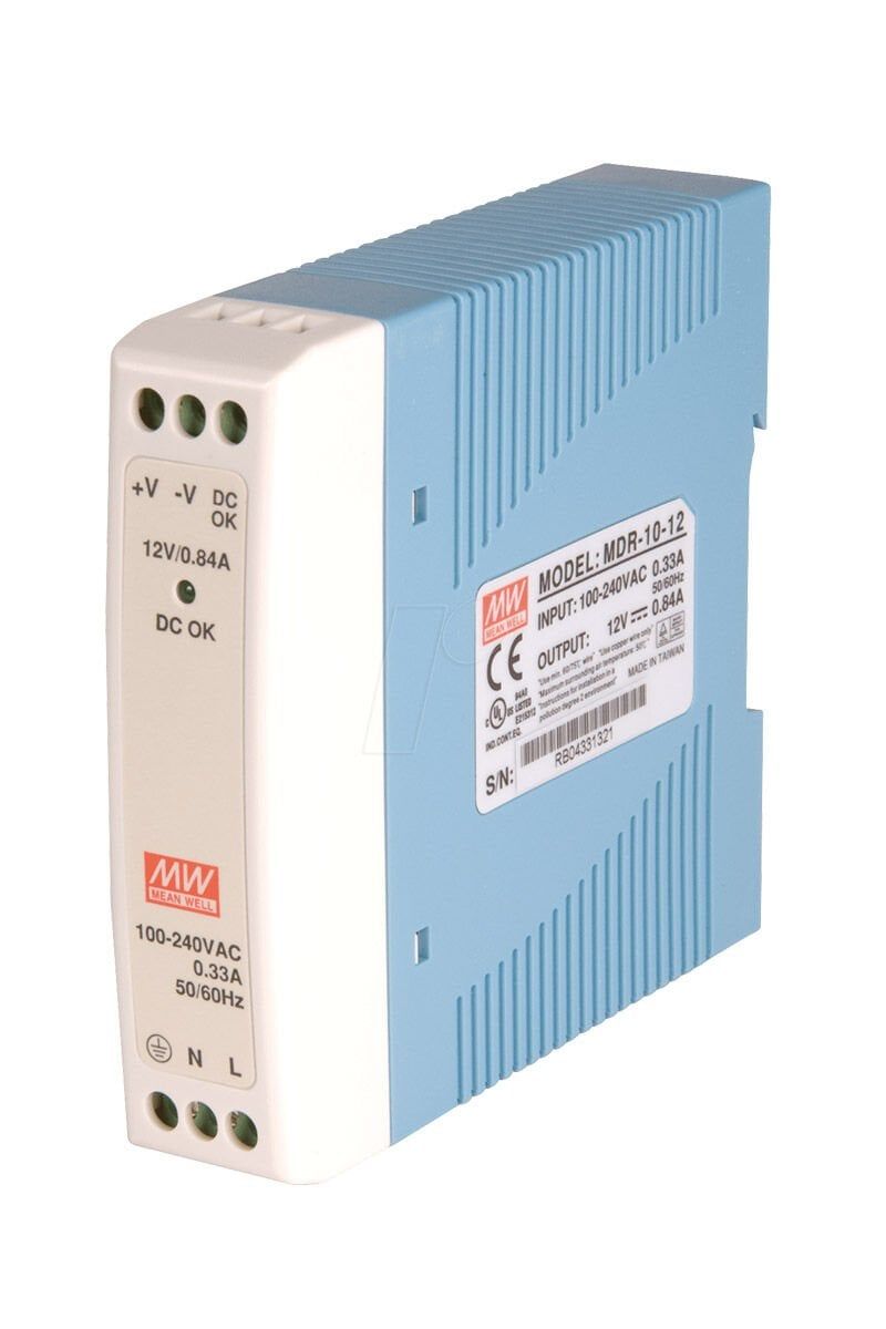 MEANWELL- MDR-010-12 12Vdc 0.84Amp DIN Rail