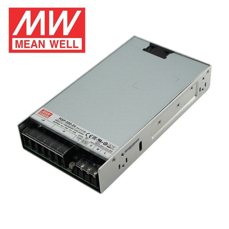 MEANWELL- RSP-500-24 24Vdc 21.0Amp Güç Kaynağı