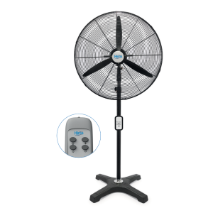 Hims 65cm Sanayi Tipi Ayaklı Tip Kumandalı Vantilatör 190w HEF-AK650