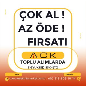 ACK 6W 6500K LED Tablo Aplik Beyaz AH10-00130