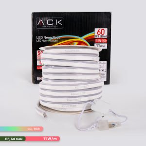 ACK LED Neon 220V RGB Işık AS03-00509