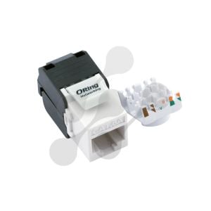 UTP Cat6a 10G Keystone Jack - Straight KJC6AUS