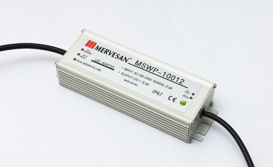 Mervesan Metal Kasalı 20A 5V 100W 100W Dış Mekan Sabit Voltaj AC/DC (SMPS) Adaptörü MSWP-1005