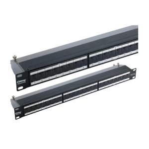 FTP Cat6a 10G 24 Port Patch Panel - Right Angle PPC6AF24R