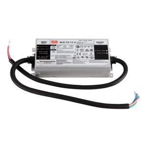 MEANWELL- XLG-075-12-A 	12Vdc,5.0Amp,Current Adj.,(8.4~12Vdc CC)  Led Sürücü - Güç kaynağı