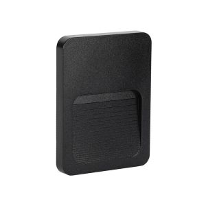 ACK 2W 3000K Gün Işığı Siyah LED Duvar Apliği AH07-01401