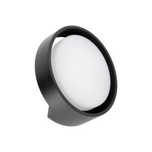 ACK 12W 3000K Gün Işığı Siyah LED Duvar Apliği AT10-61201