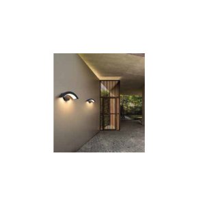 Goya 10W 3000K 10X30X6cm Sarı Ledli Siyah Duvar Apliği GY 6239