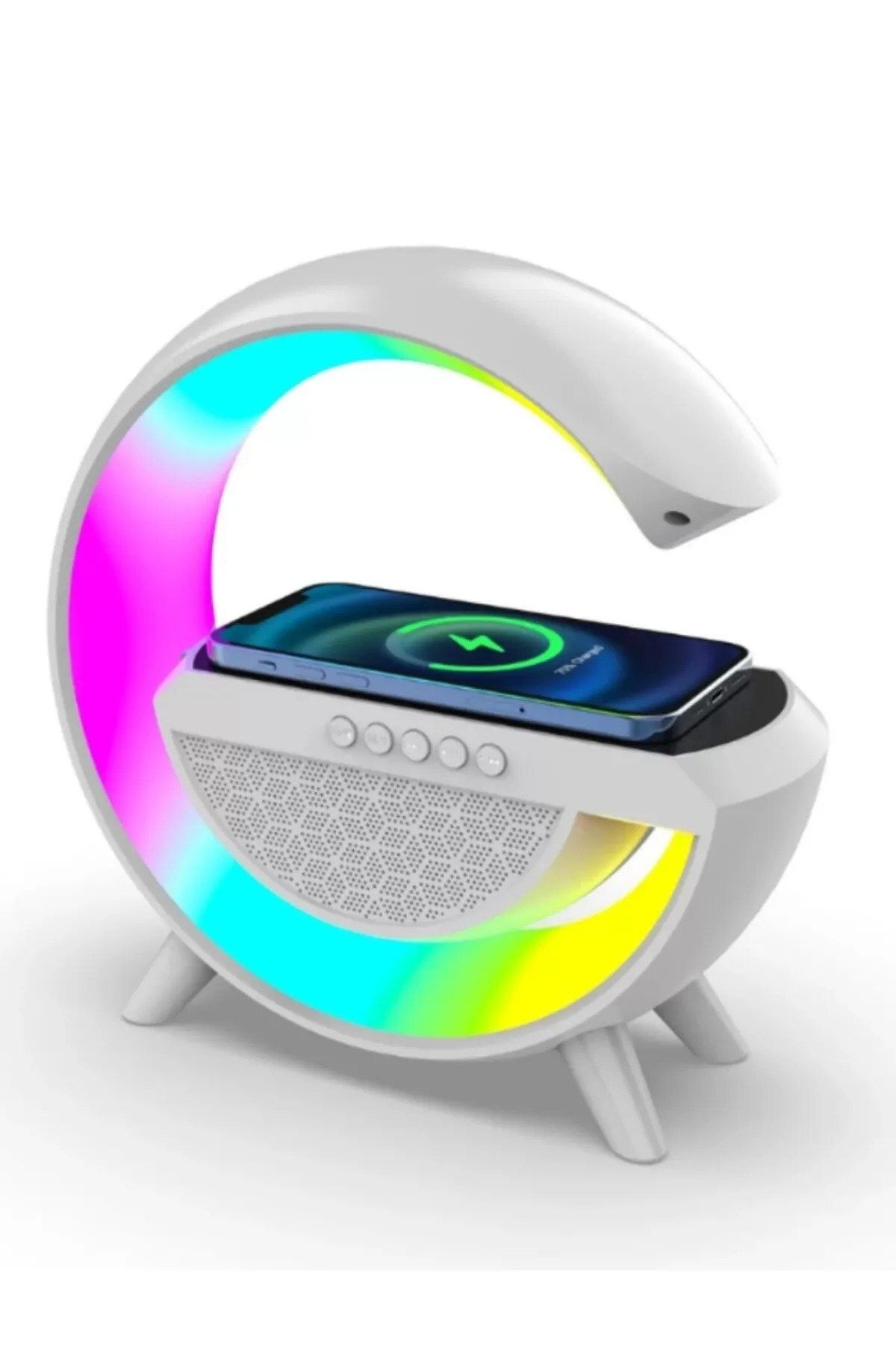 NOAS Simi Masa Lambası Bluetooth Hoparlör Kablosuz Şarj YL86-1240
