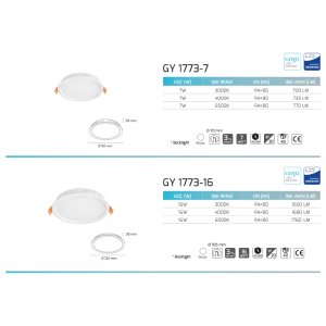 Goya Backlight Sıva Altı Led Panel Armatür GY 1773