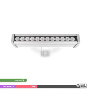 ACK 12W Led WallWasher Yeşil Işık AT20-01253