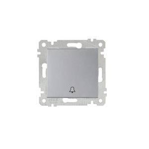 Mutlusan Mek+Tuş Zil Anahtarı Rita Metalik İnox- 2200 407 0282Z