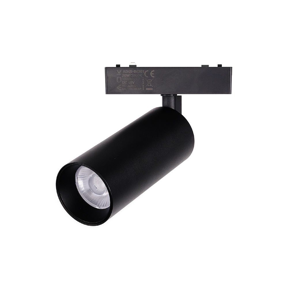 ACK 48V 20W SLIM MAGNET RAY SPOT 5,5X13,5CM 3000K IP20 AD45-06301