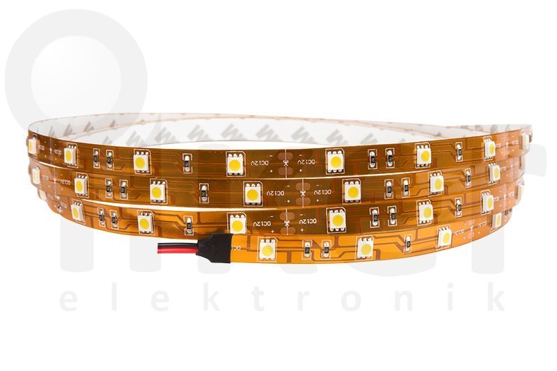 RGB Şerit Led 24 VDC İç Mekan - 5 Mt. Beyaz Işık FSHI.5050.X020.1224