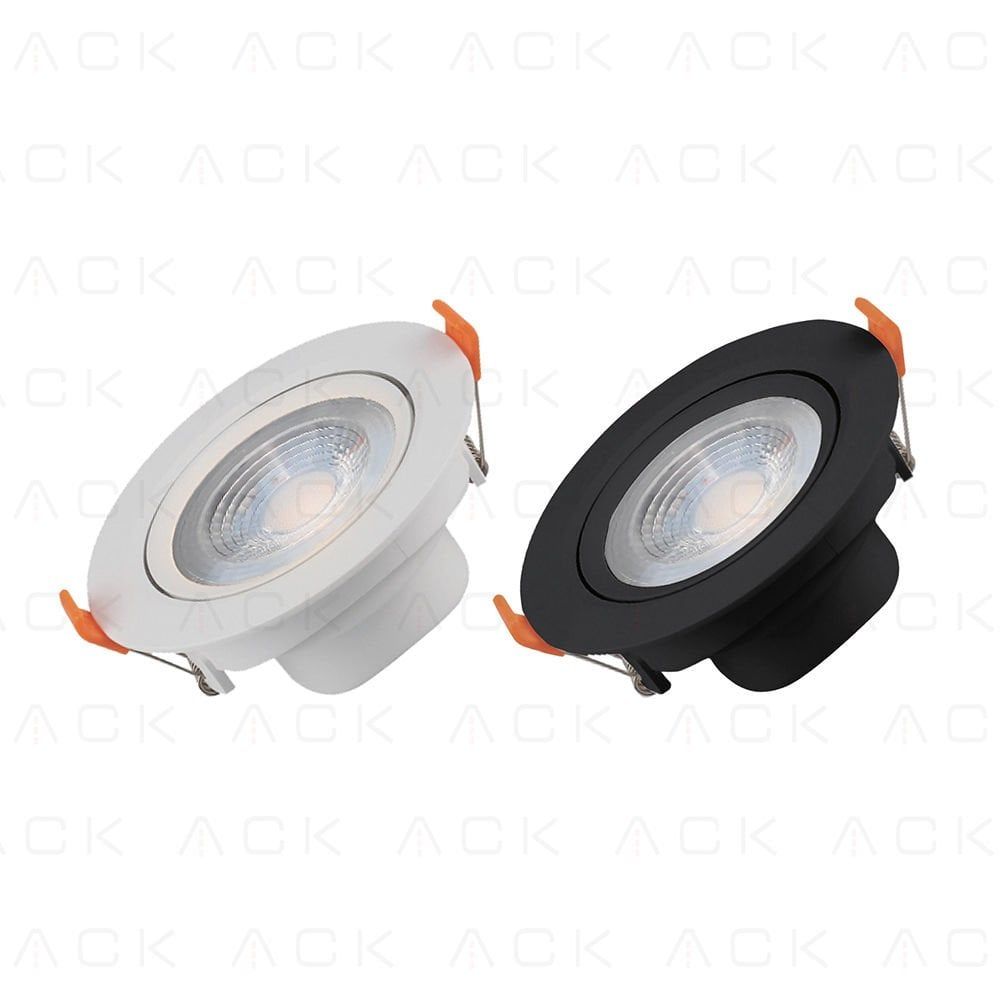 ACK 5W 6500K Sıva Altı LED Spot Armatür Siyah AD01-00531