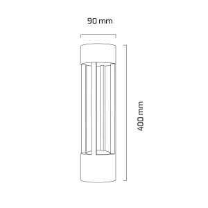 Goya 12 Watt Bahçe Armatür 3000K Gün Işığı GY 6252