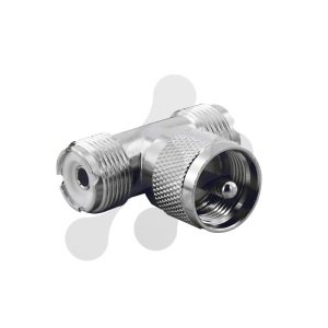UHF Erkek Dişi - Dişi T Konnektör UHF108