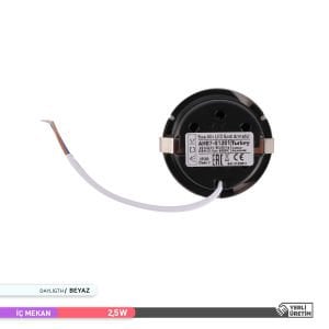 ACK 2,5W 6500K Sıva Altı LED Spot Armatür Beyaz AH07 01201
