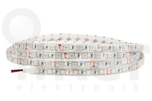 Fio Led Üç Çip 5050 SMD Şerit Led 12 VDC Dış Mekan 5 Mt. Beyaz Işık FSFI.5050.7062.6012