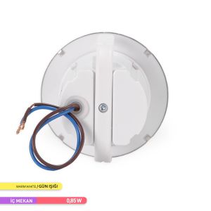 ACK Sensörlü LED 1,5W 3000K 7,75 cm x 5,3 cm Merdiven-Duvar Armatürü AH07-00604