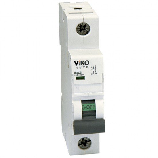 Viko 1 Kutuplu C 1x50A Monofaze Otomatik Sigorta 4VTB-1C50