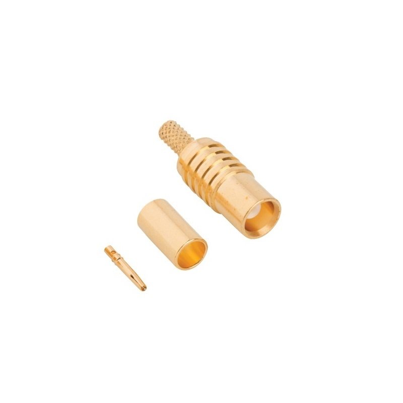 MCX Sıkmalı Dişi Konnektör -Gold MCX101