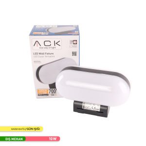 ACK 10W 3000K 16,2 cm x 7,5 x 10,2 cm LED Duvar Armatürü AG40-01602