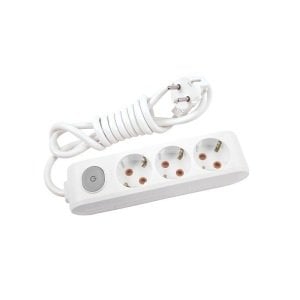 Toptan Viko Multi-Let 3 Mt. Üçlü Priz Topraklı Anahtarlı Çocuk Korumalı Kablolu 90 11 73 03