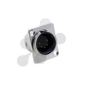 5 Pin XLR Erkek Şase Konnektör Notrix Tip CK111