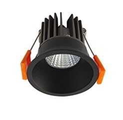 Jupiter 7w Siyah Yuvarlak Sabit LED Spot (3000K) LS544 S