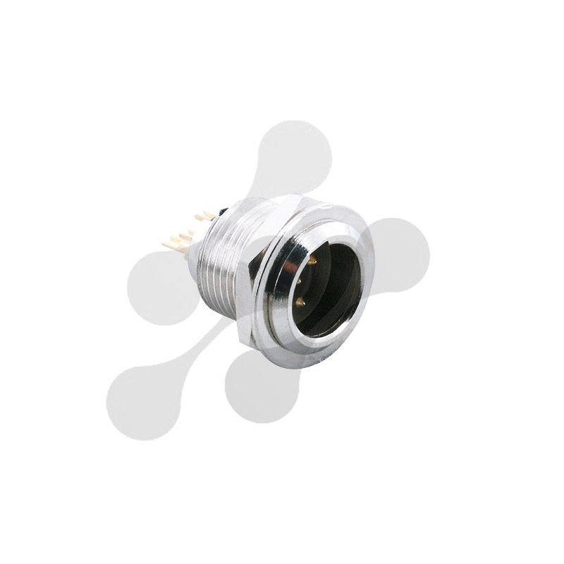 4 Pin Mini XLR Şase Erkek Konnektör CK209