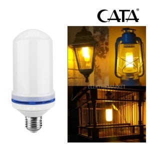 Cata 5W Led Alev Ampul Amber Işık E27 Duylu CT-4059