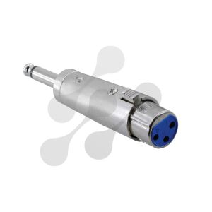 3 Pin XLR Dişi - 6.3mm Mono Erkek Konnektör (Adaptör) CA105