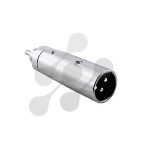3 Pin XLR Erkek - RCA Erkek Konnektör (Adaptör) CA107