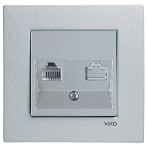 Viko Artline Novella Numeris Telefon Prizi (Cat3) (Çerçeve Hariç)