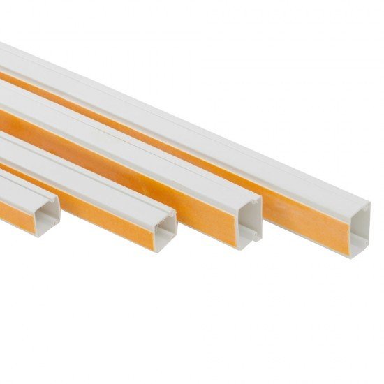Mutlusan 20x10 mm Kablo Kanalı Yapışkan Bantlı - 001 157 020010 20 00
